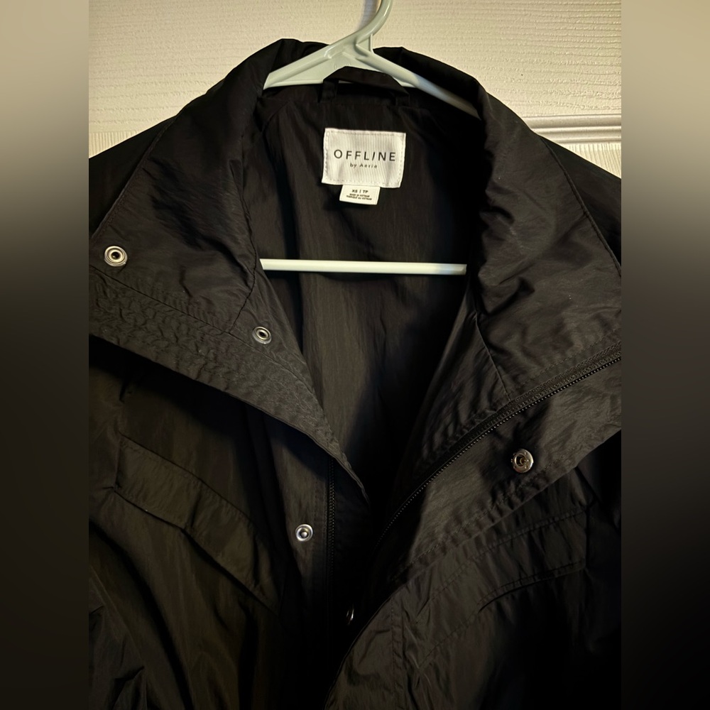 Aerie Lightweight Hiker Jacket, Black, Sz XS - Picture 4 of 4